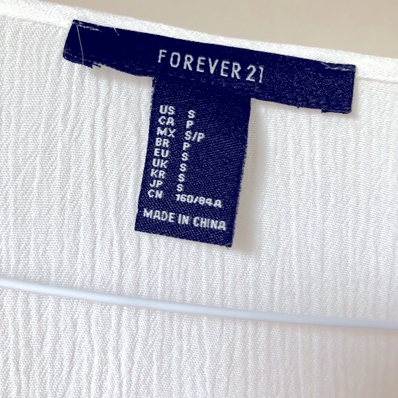 2 for $10 Forever 21 front tie peasant top - Picture 9 of 11